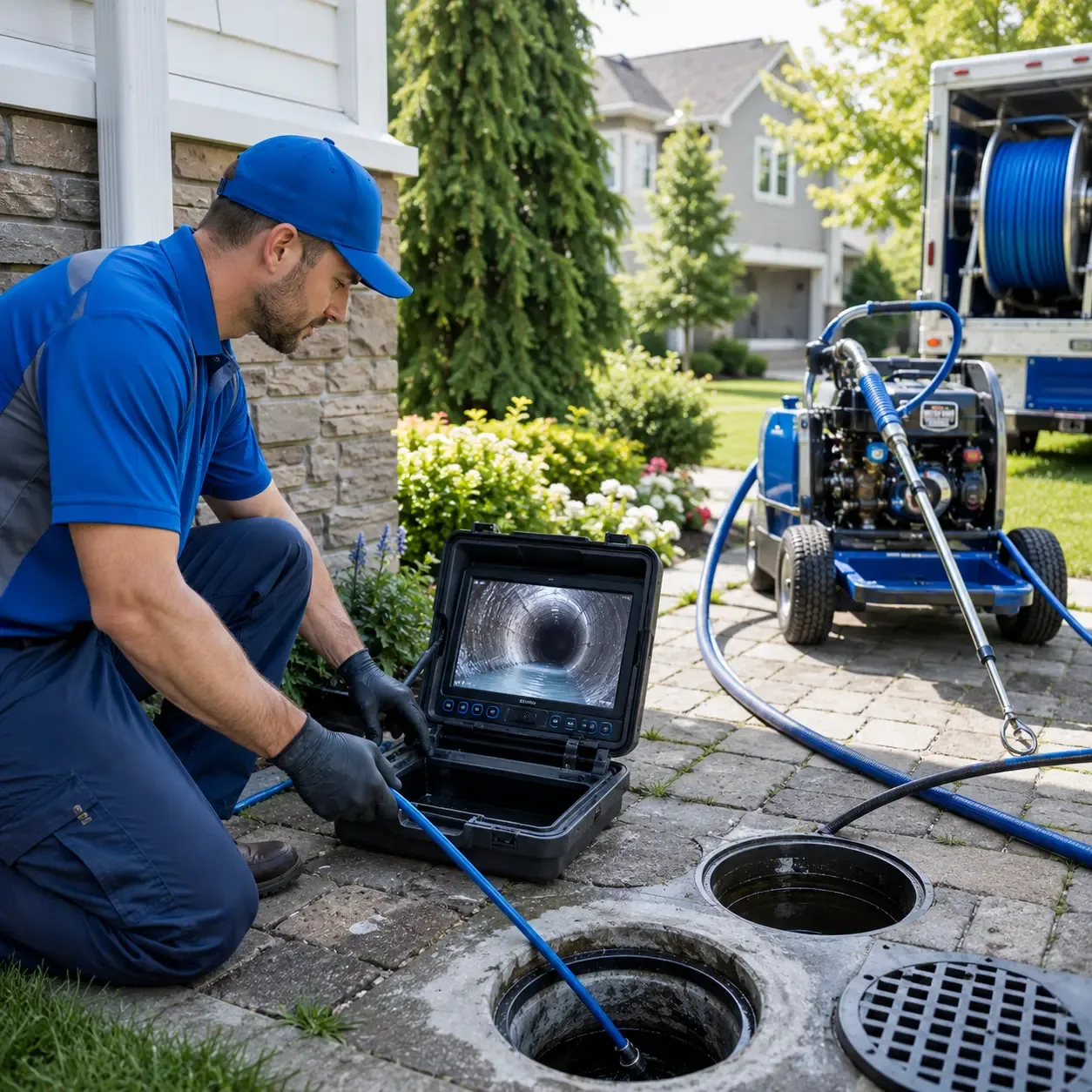 Outdoor drain cleaning professionals serving Cleghorn, IA
